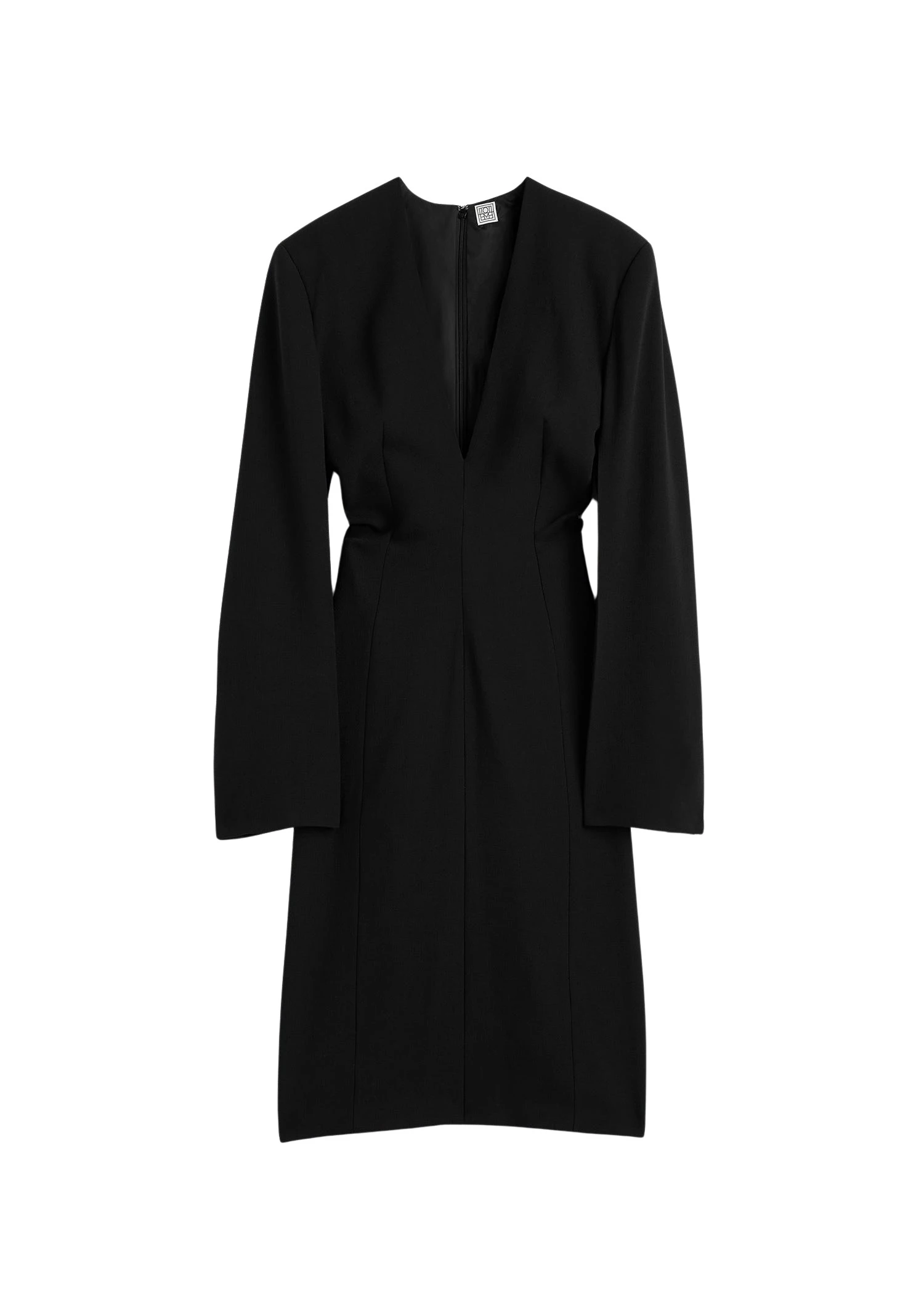 Toteme Tailored slouch dress in Black