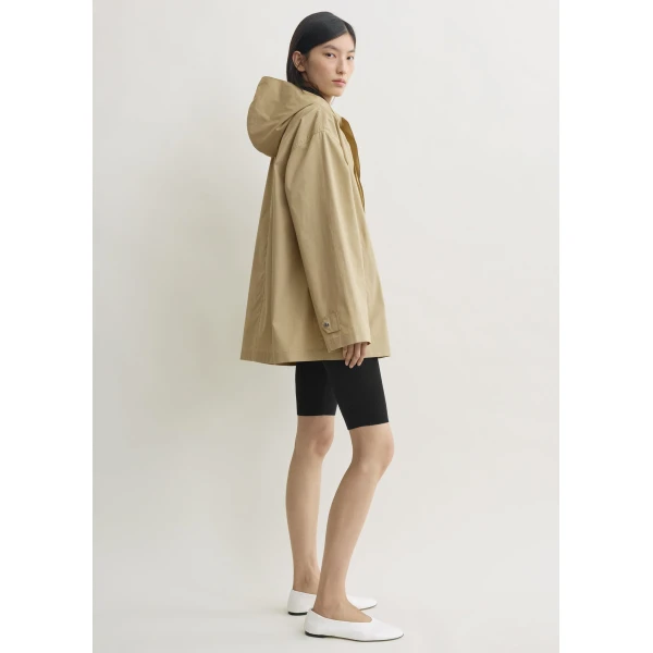 Toteme Technical scarf jacket in Cashew, view 3