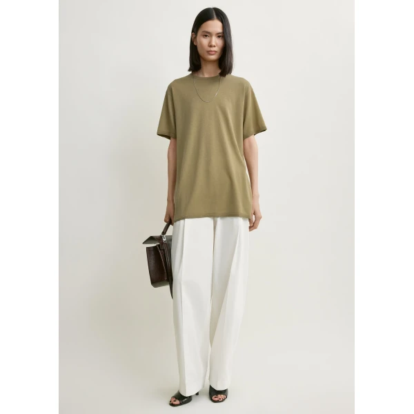Toteme Tee knit in Desert, view 3