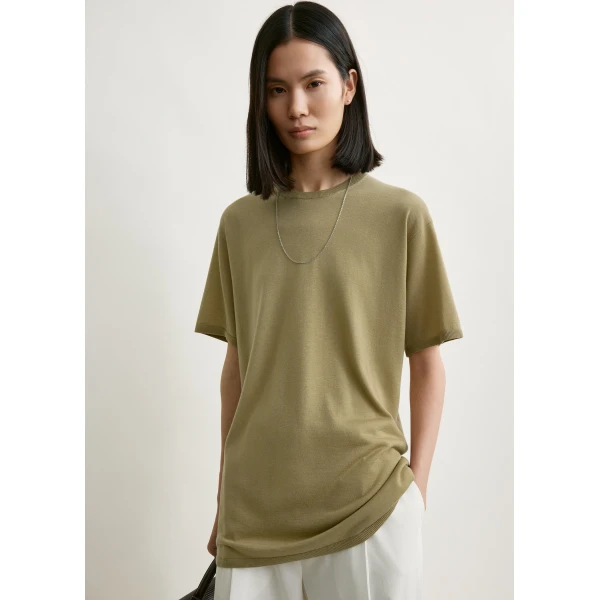 Toteme Tee knit in Desert, view 5