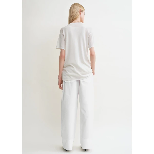 Toteme Tee knit in White, view 5