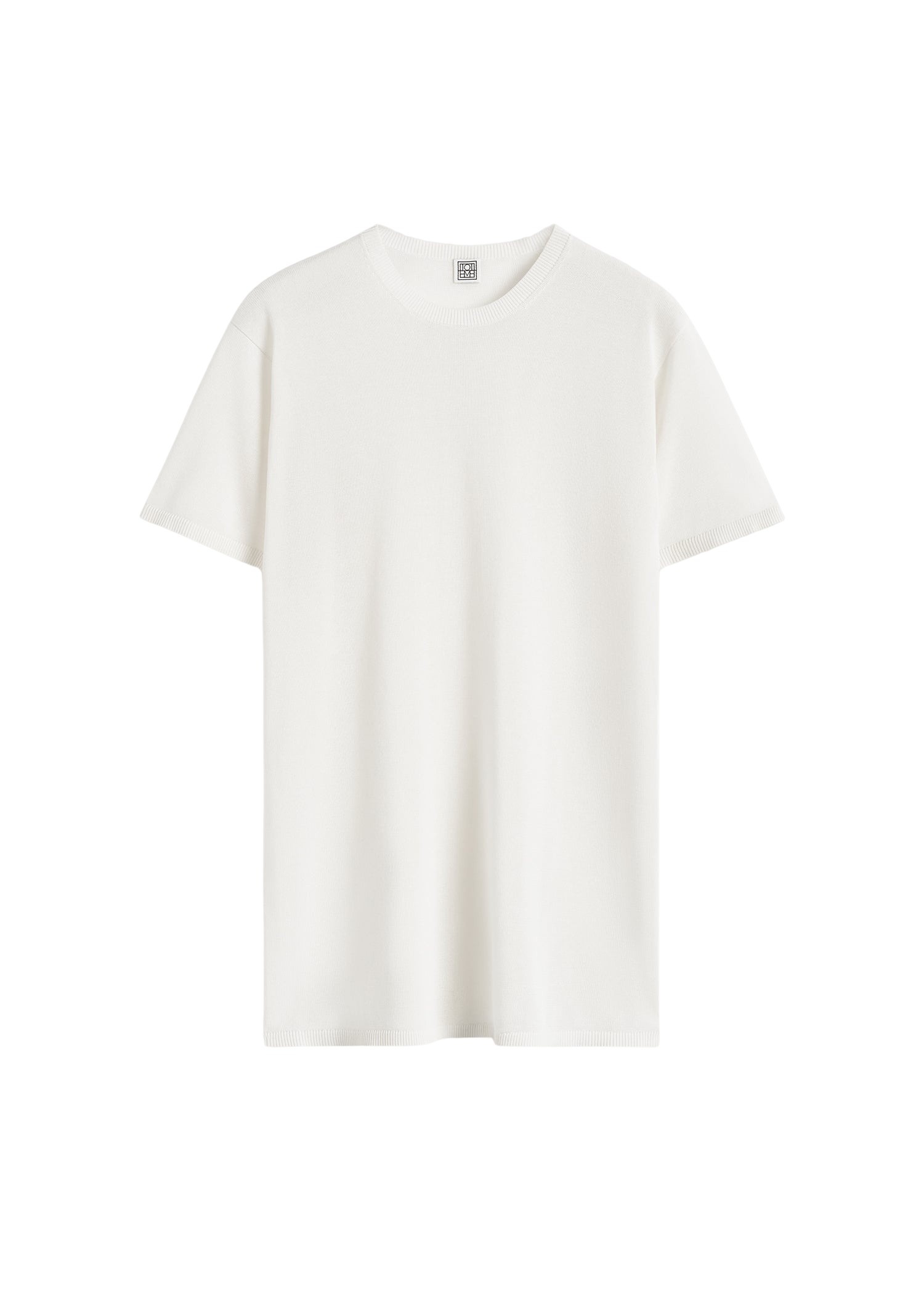 Totême Tee knit in White - Tops - Scandinavian Minimalist Luxury at Luxury Shoes 
