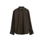 Toteme Tie-cuff shirt in Pepper