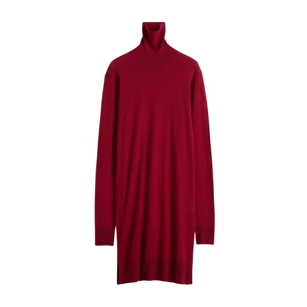 Toteme Turtleneck dress in Red