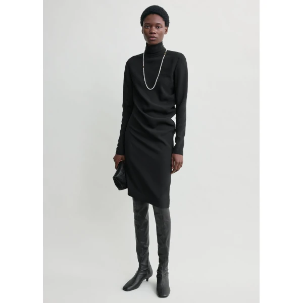 Toteme Twist dress in Black, view 2