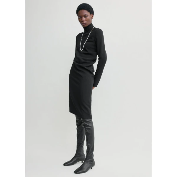 Toteme Twist dress in Black, view 3