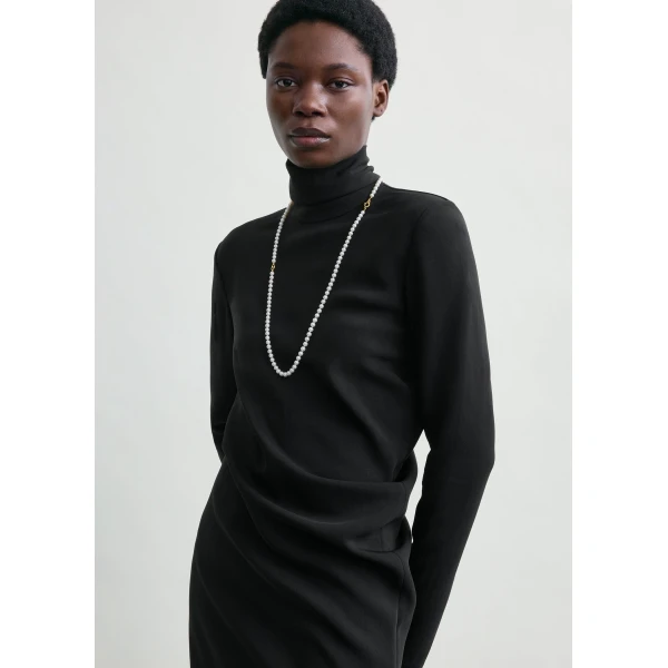 Toteme Twist dress in Black, view 5