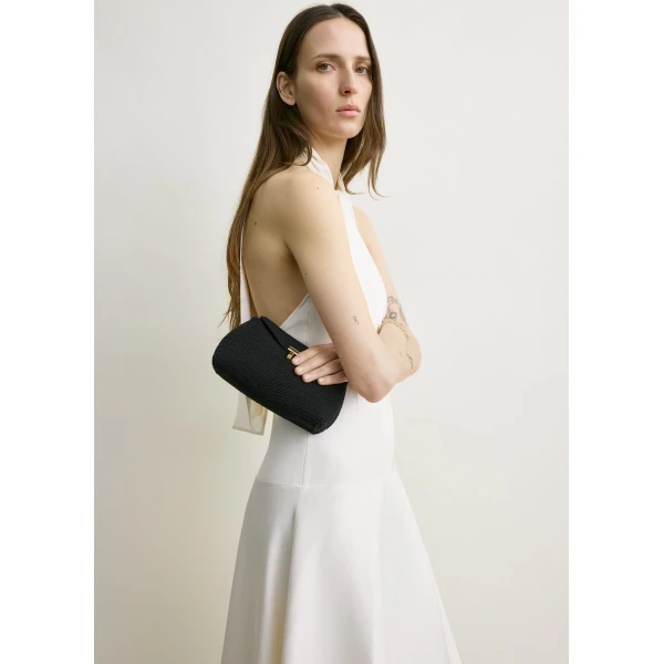 Toteme Twist halter dress in Ecru, view 5