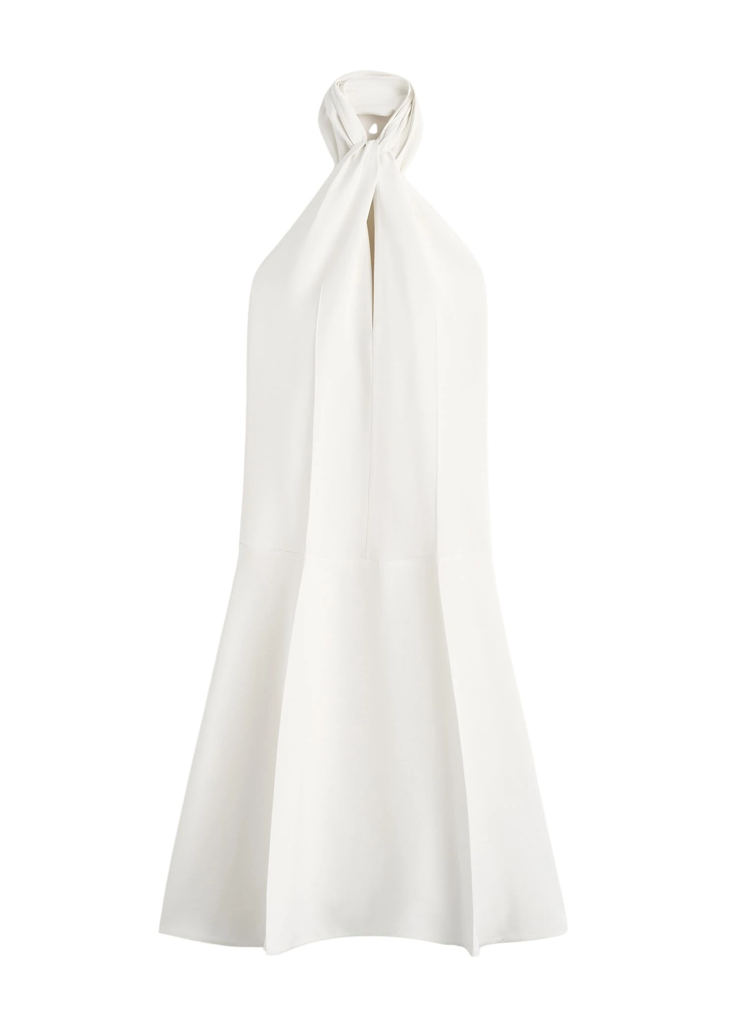 Toteme Twist halter dress in Ecru