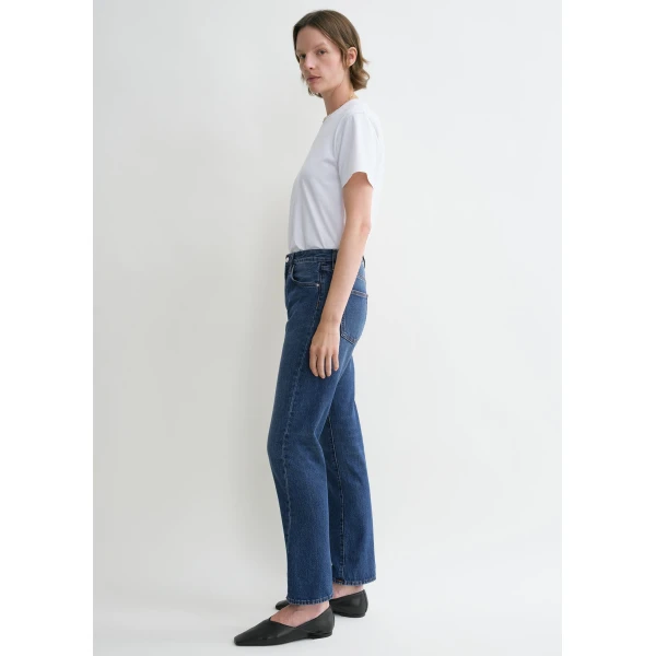 Toteme Twisted seam denim in Washed blue, view 3