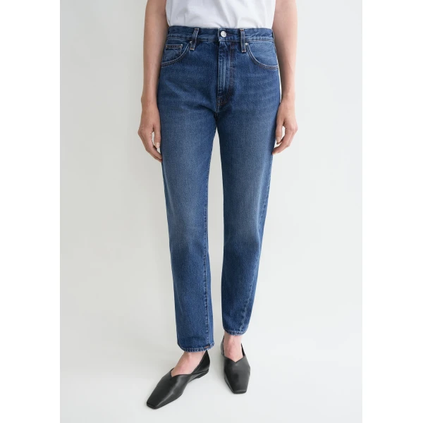 Toteme Twisted seam denim in Washed blue, view 5