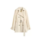 Toteme Washed cotton trench in Stone Coat