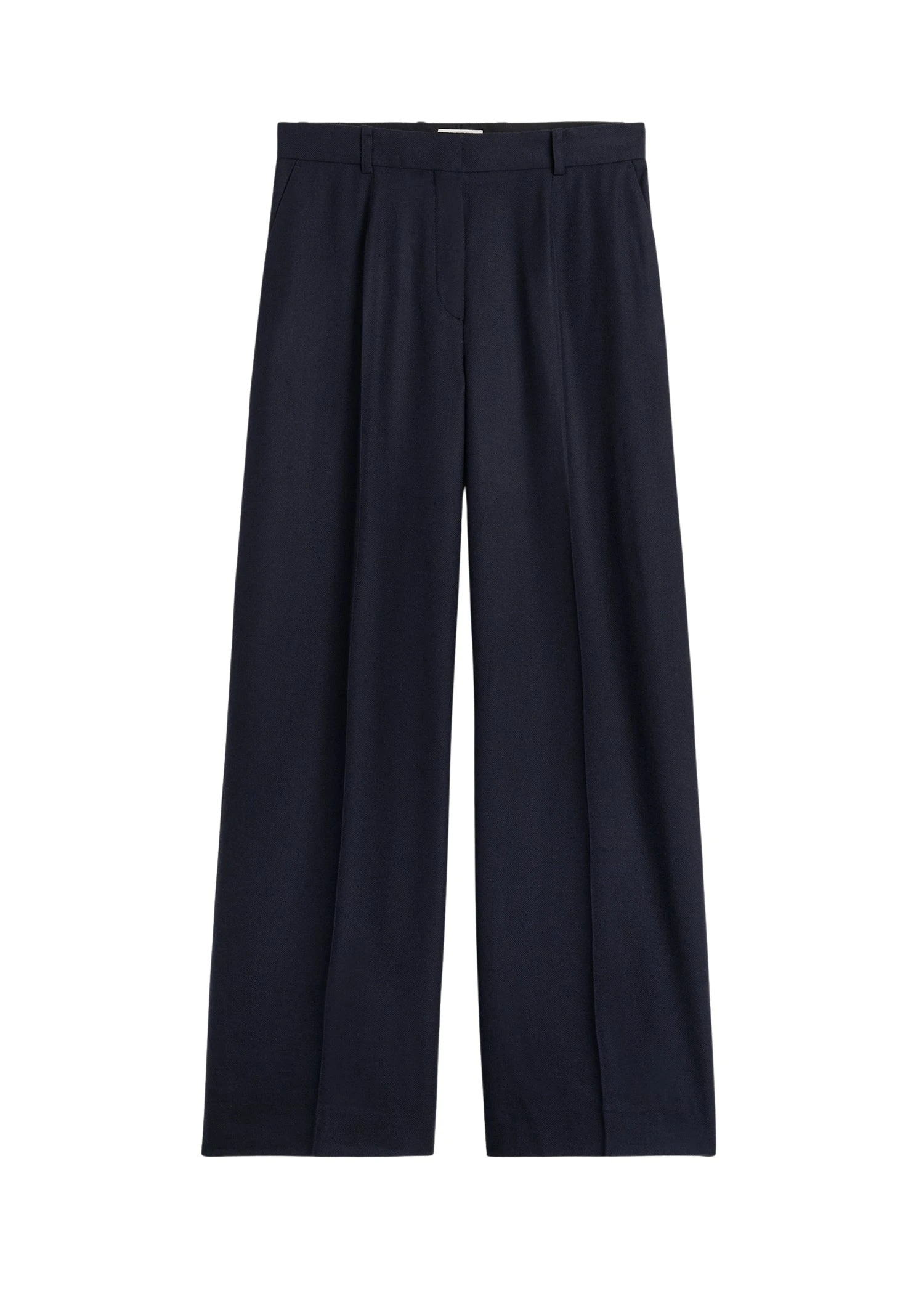 Toteme Wide flannel trousers in Navy