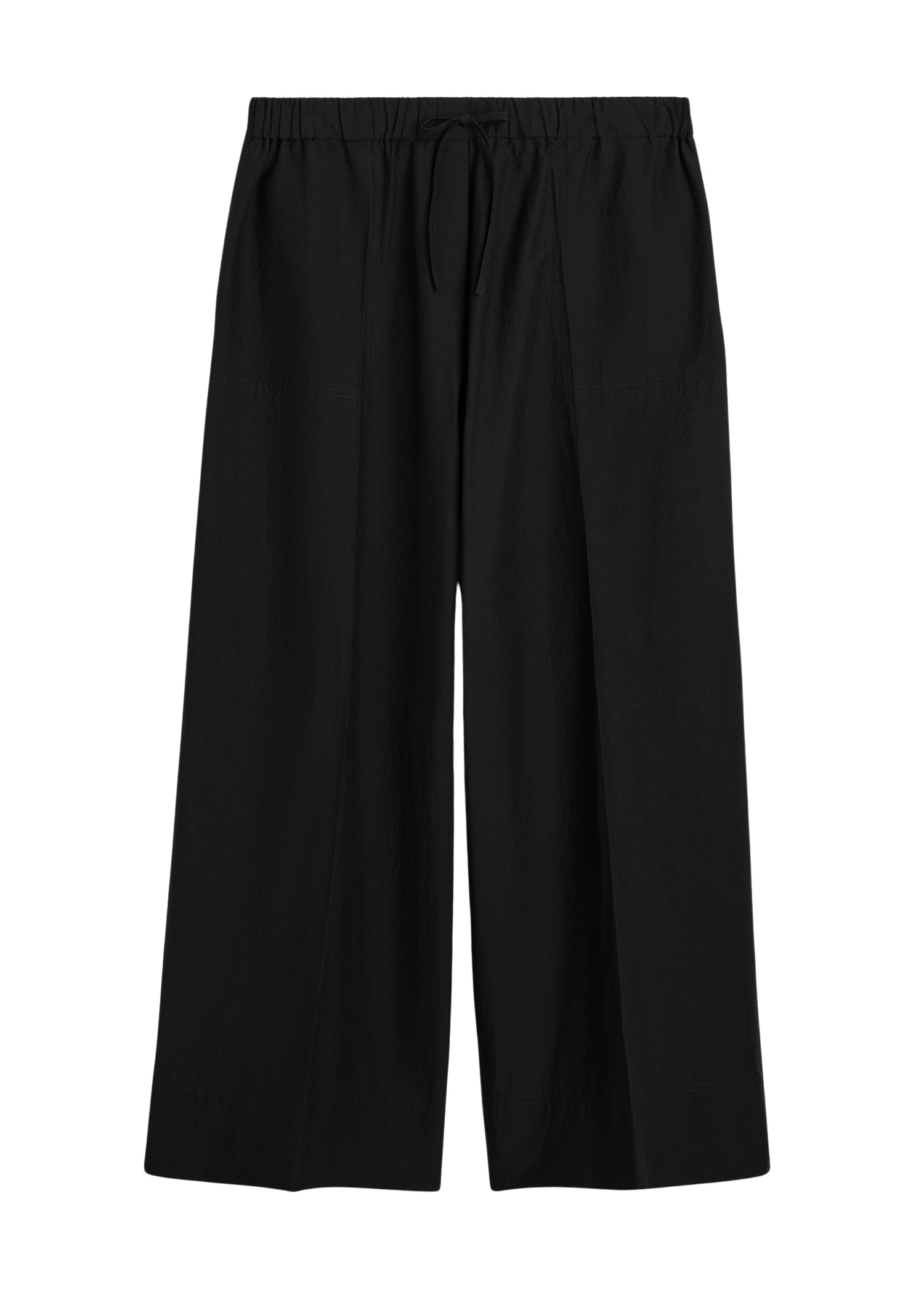 Toteme Wide summer trousers in Black