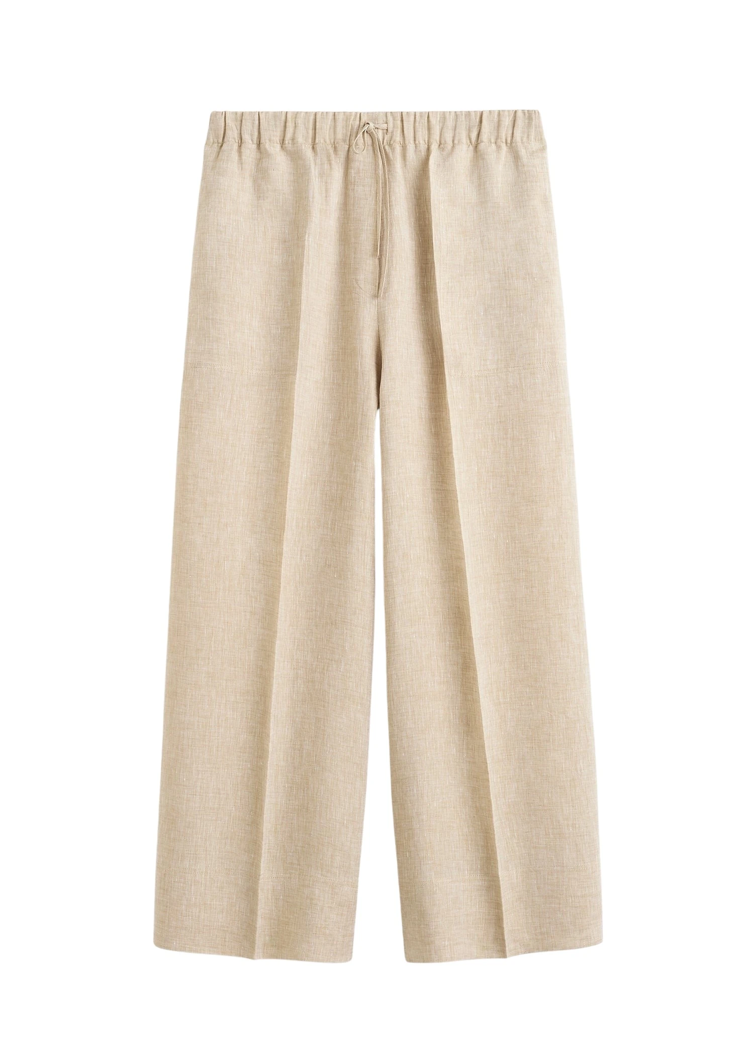 Toteme Wide summer trousers in Natural