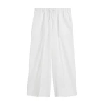Toteme Wide summer trousers in White