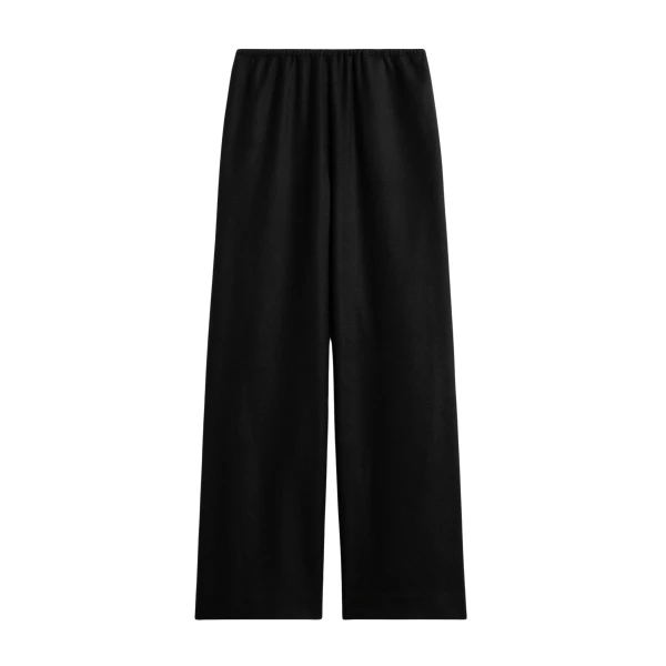 Totême Winter pj bottoms in Black - Pants - Scandinavian Minimalist Luxury at Luxury Shoes 