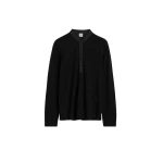Toteme Wool silk knit in Black