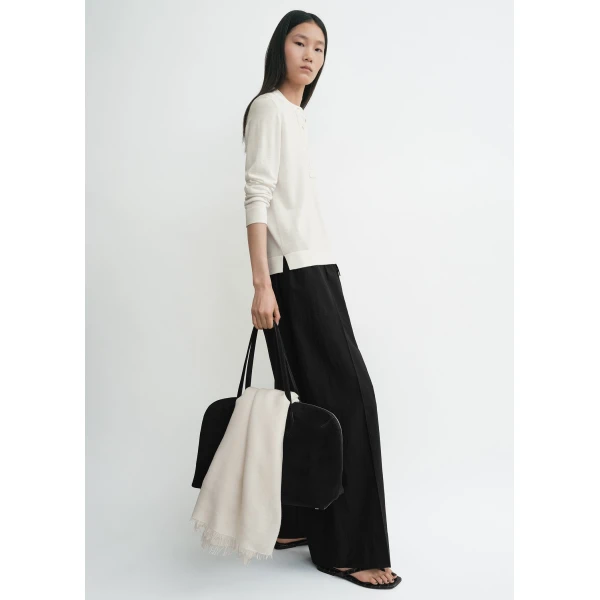 Toteme Wool silk knit in Off-white, view 3