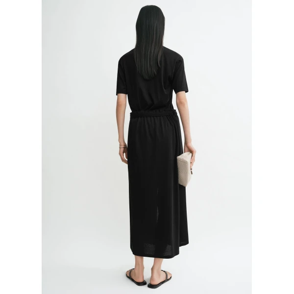 Toteme Wrap skirt in Black, view 4