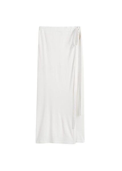 Totême Wrap skirt in Off-white - Skirts - Scandinavian Minimalist Luxury at Luxury Shoes 