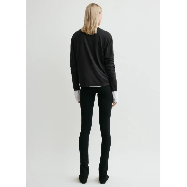 Toteme Zip leggings in Black, view 4