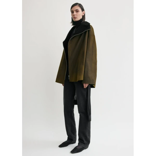 Toteme Zipped country jacket in Bark, view 3