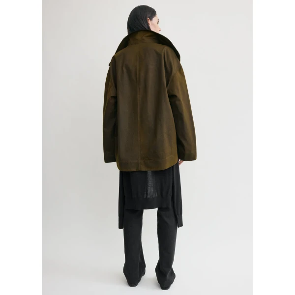 Toteme Zipped country jacket in Bark, view 4