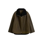 Toteme Zipped country jacket in Bark