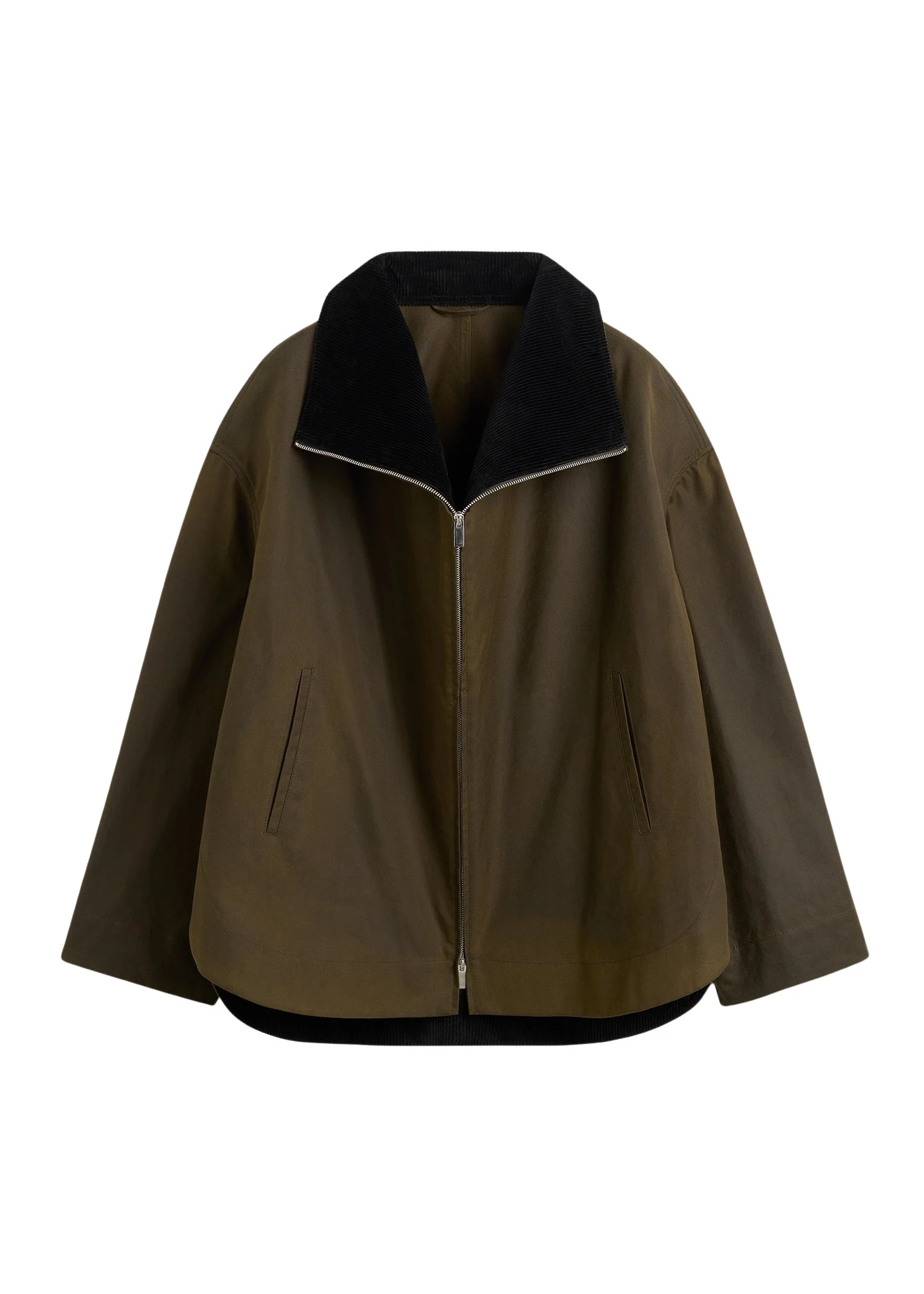 Toteme Zipped country jacket in Bark