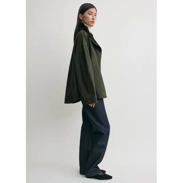 Toteme Zipped country jacket in Forest, view 4