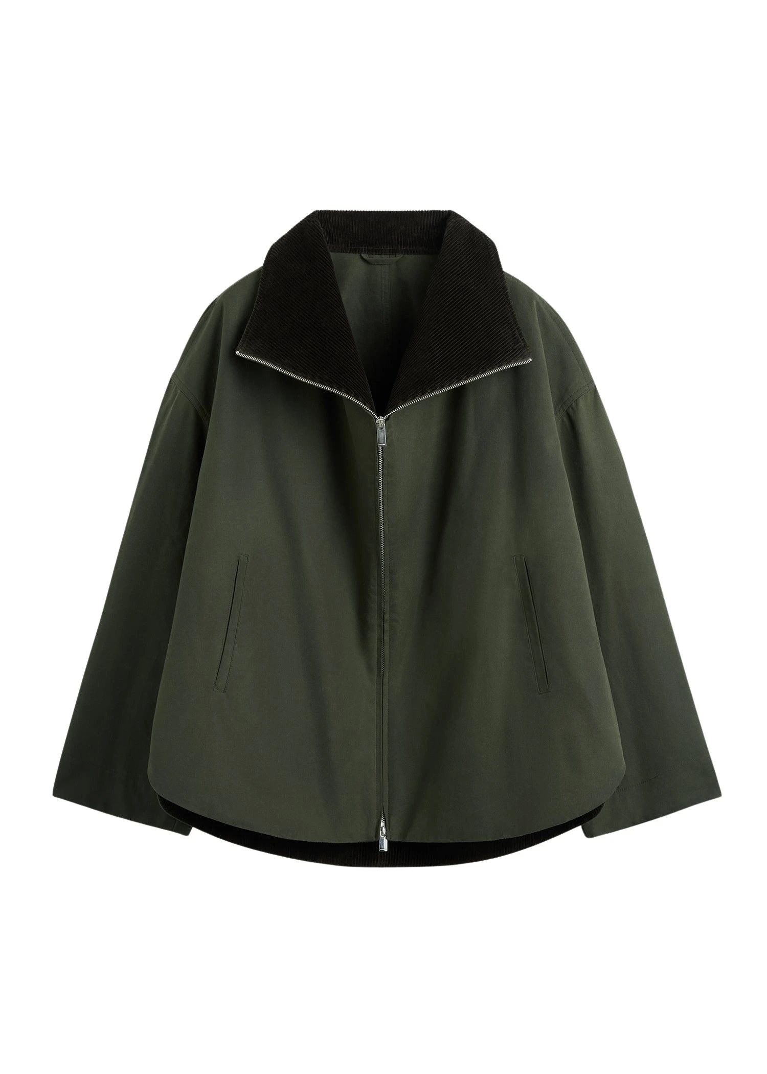 Toteme Zipped country jacket in Forest