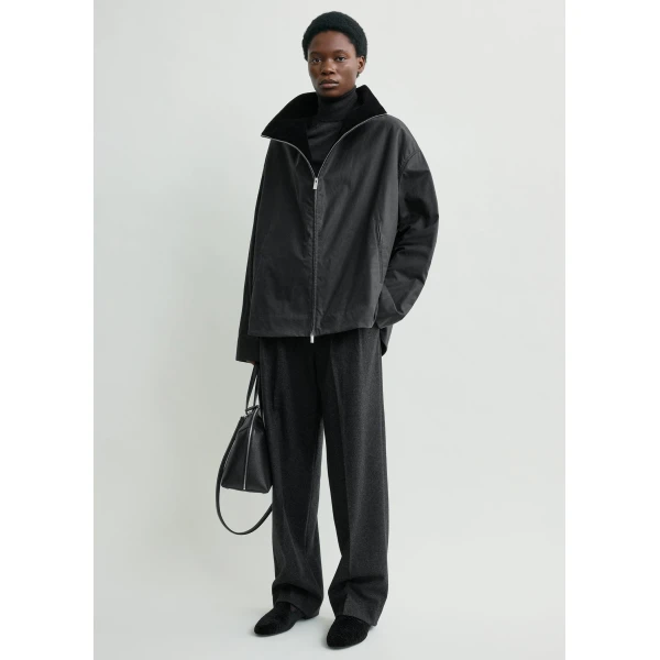 Toteme Zipped country jacket in Washed black, view 2