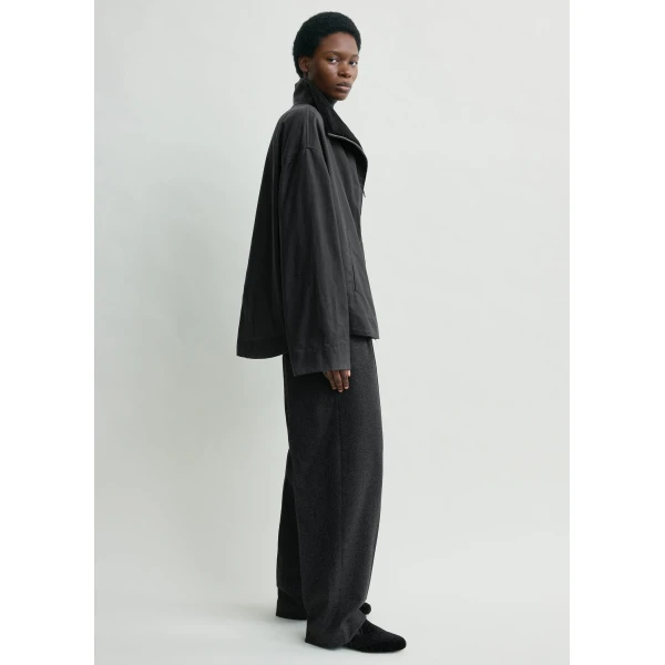 Toteme Zipped country jacket in Washed black, view 3