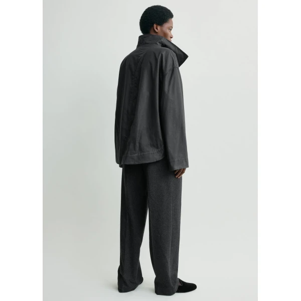 Toteme Zipped country jacket in Washed black, view 4