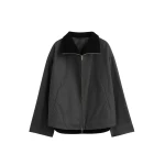 Toteme Zipped country jacket in Washed black