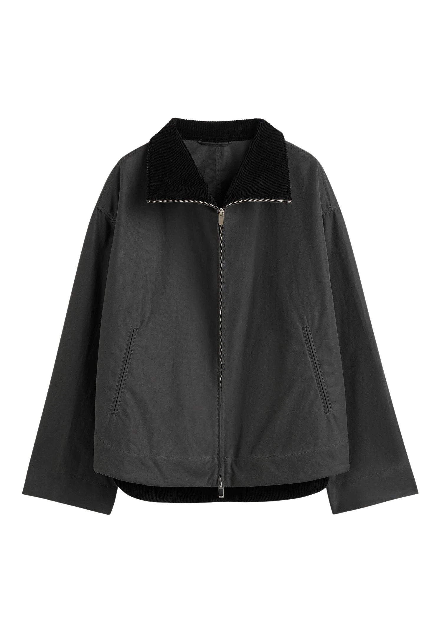 Toteme Zipped country jacket in Washed black