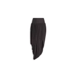 Alaia Twisted Fluid Jersey Skirt