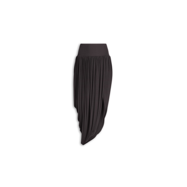 Alaïa Twisted Fluid Jersey Skirt - ALAÏA Skirts - Laser Cut Luxury - Shop at Luxury Shoes 