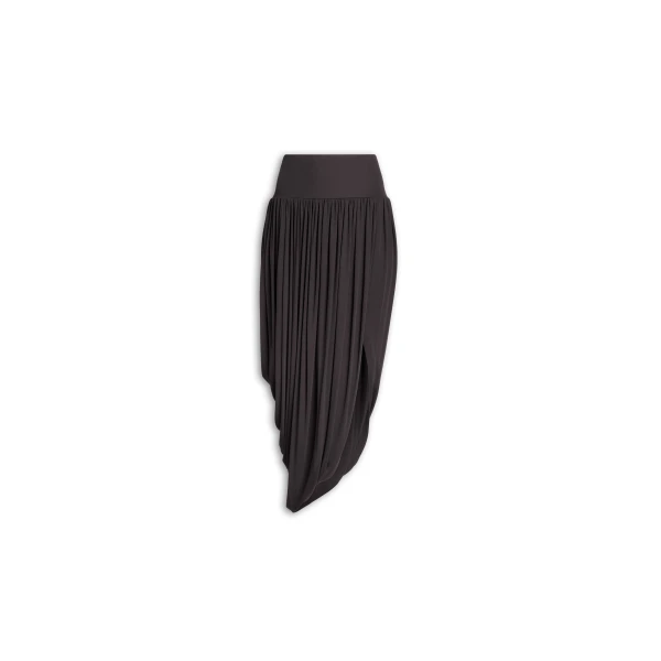 Alaia Twisted Fluid Jersey Skirt