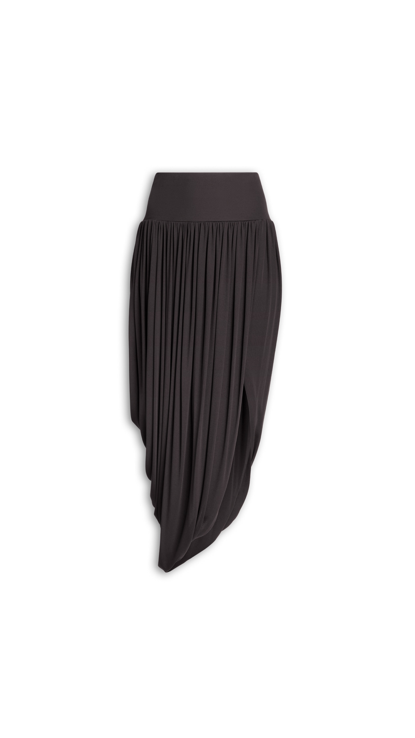 Alaïa Twisted Fluid Jersey Skirt - ALAÏA Skirts - Laser Cut Luxury - Shop at Luxury Shoes 