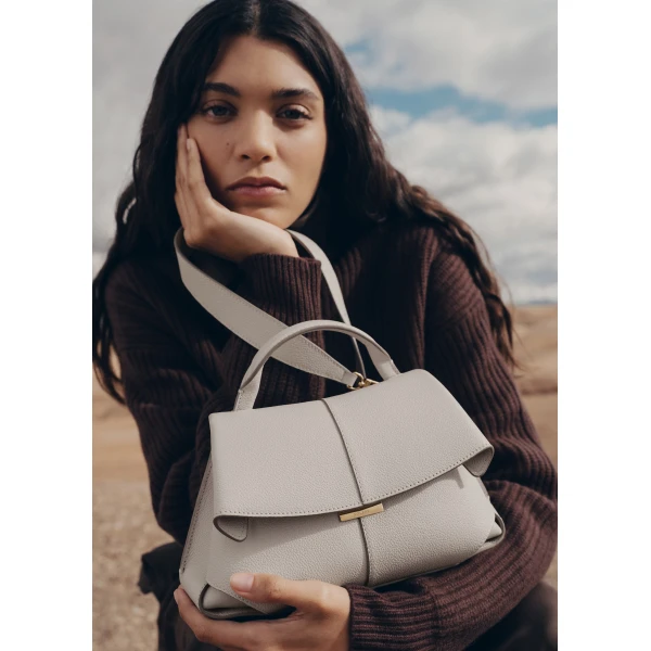 Polene Mokki Mini in Chalk Bag, view 3