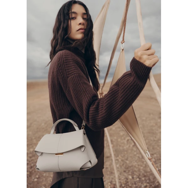 Polene Mokki Mini in Chalk Bag, view 4