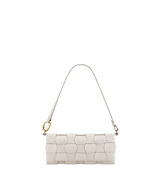 Polène Neiti in Chalk Neiti in Chalk - Shoulder & Crossbody Bags - Parisian Luxury Leather Bag at Luxury Shoes 