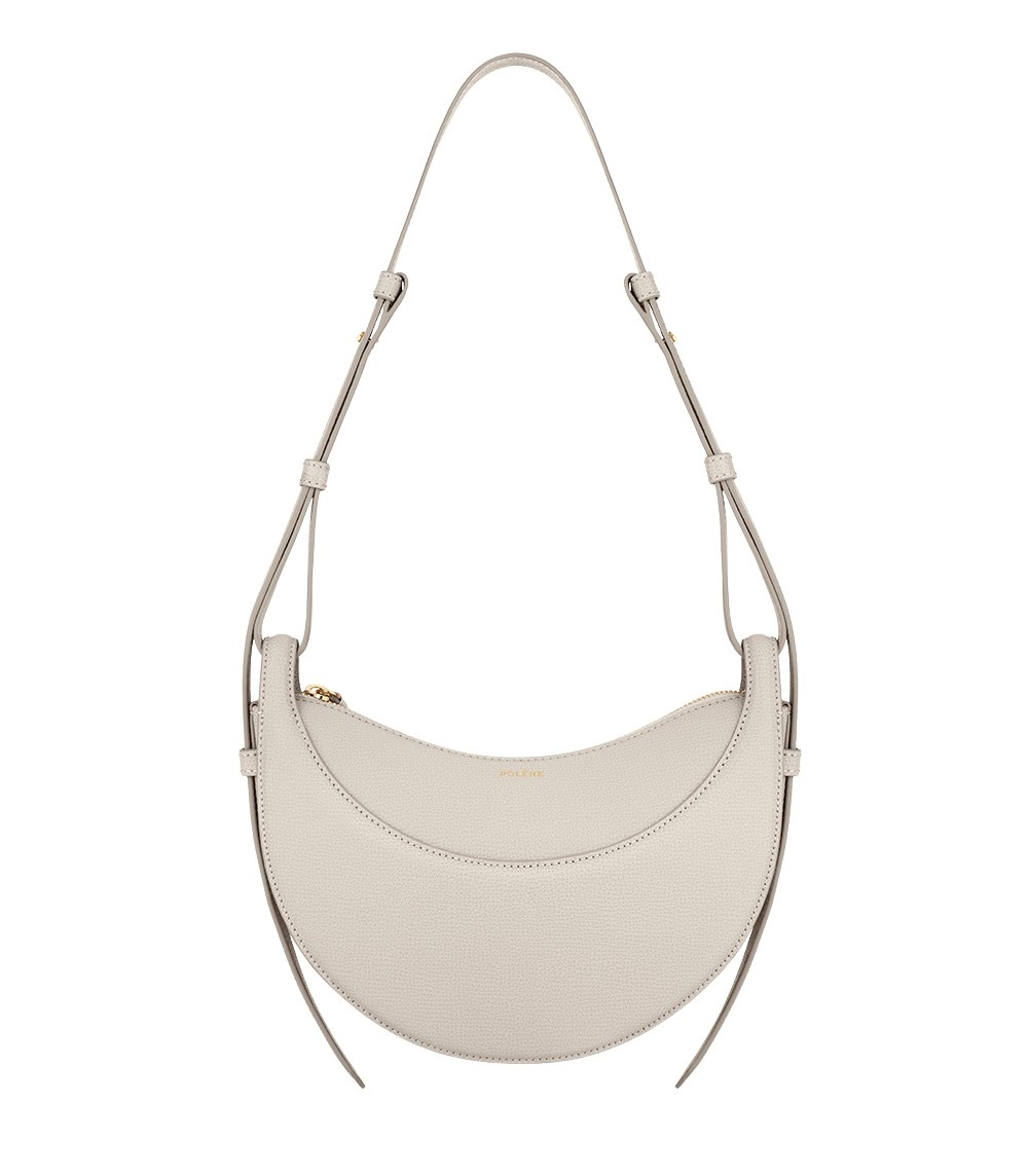 Polène Numéro Dix in Chalk Numéro Dix in Chalk - Shoulder & Crossbody Bags - Parisian Luxury Leather Bag at Luxury Shoes 