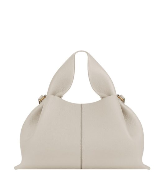 Polène Numéro Neuf in Chalk Numéro Neuf in Chalk - Shoulder & Crossbody Bags - Parisian Luxury Leather Bag at Luxury Shoes 