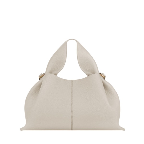 Polène Numéro Neuf in Chalk Numéro Neuf in Chalk - Shoulder & Crossbody Bags - Parisian Luxury Leather Bag at Luxury Shoes 