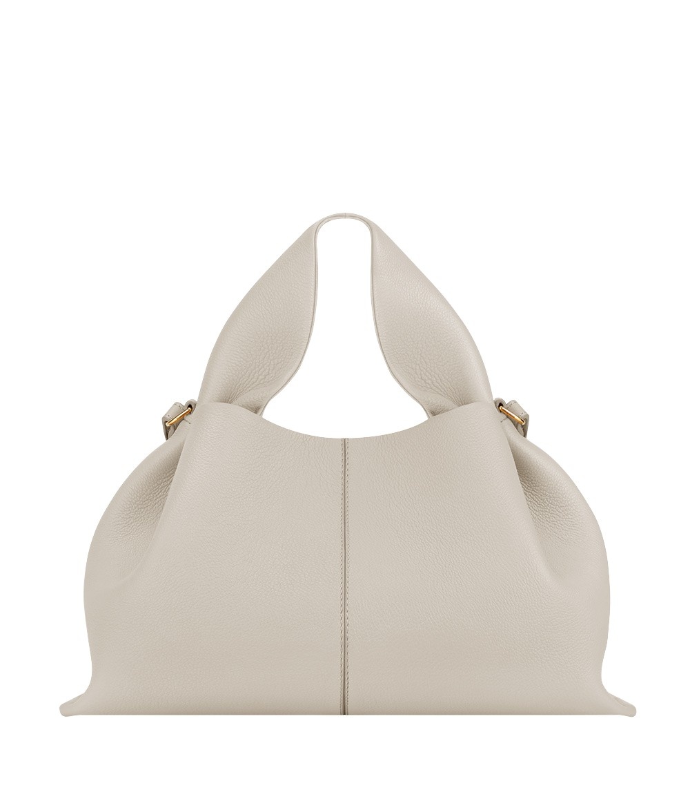 Polène Numéro Neuf in Chalk Numéro Neuf in Chalk - Shoulder & Crossbody Bags - Parisian Luxury Leather Bag at Luxury Shoes 