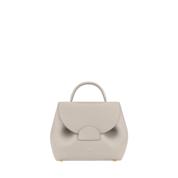 Polène Numéro Un Nano in Chalk Numéro Un Nano in Chalk - Mini Bags - Parisian Luxury Leather Bag at Luxury Shoes 