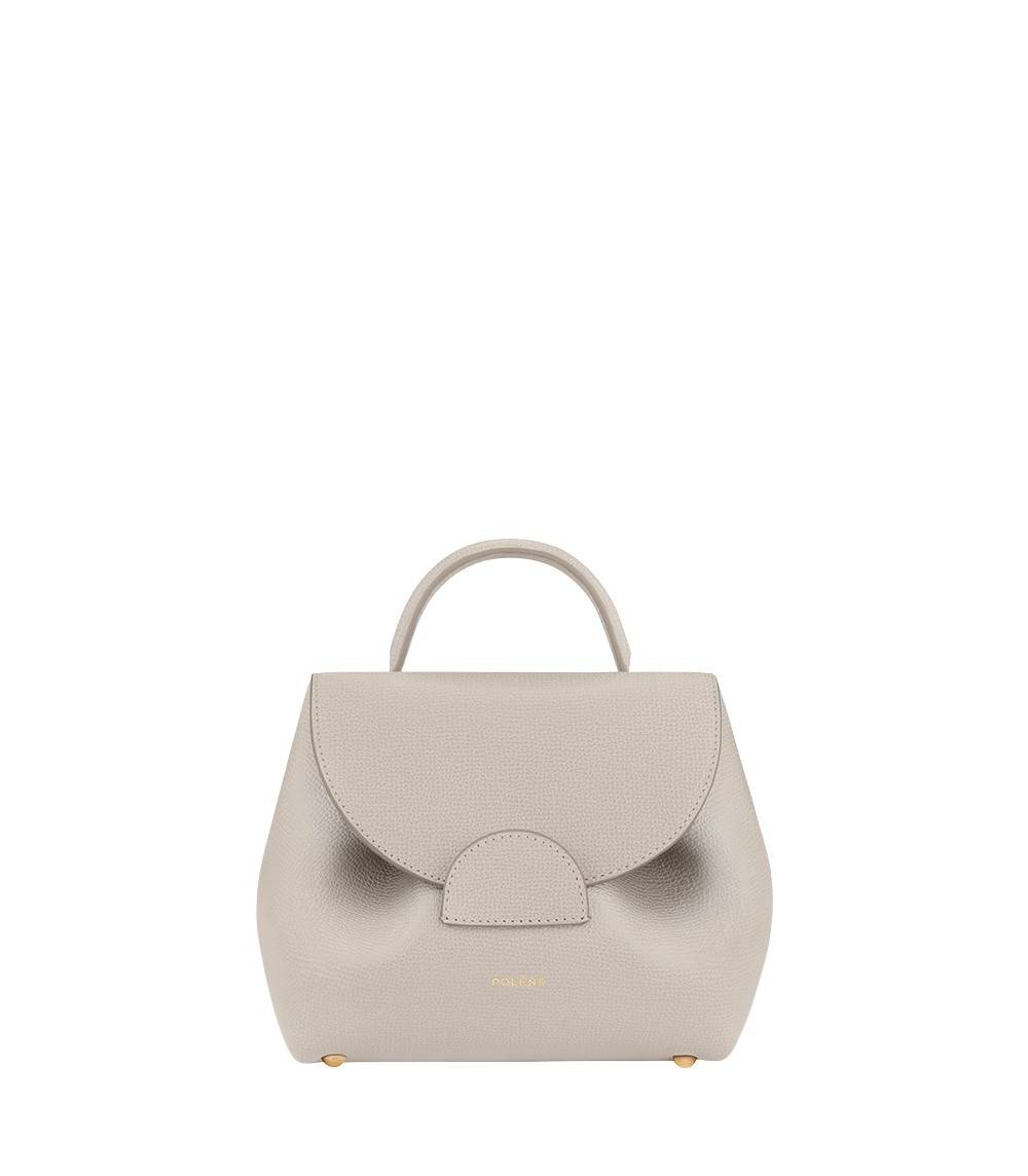 Polène Numéro Un Nano in Chalk Numéro Un Nano in Chalk - Mini Bags - Parisian Luxury Leather Bag at Luxury Shoes 